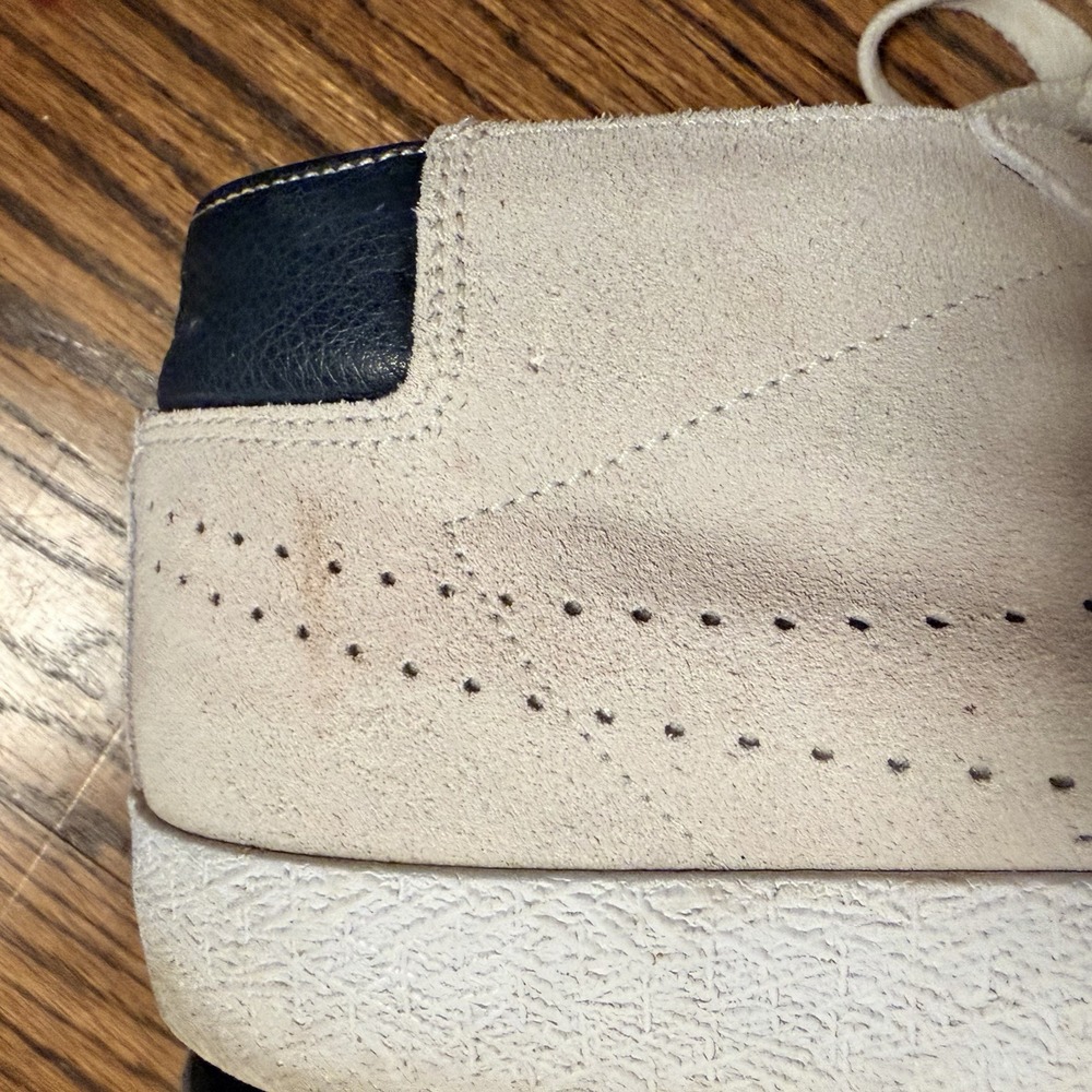 Nike SB Zoom Blazer Mid Deconstructed Suede Skate Shoes Cream White Mens - Picture 10 of 16